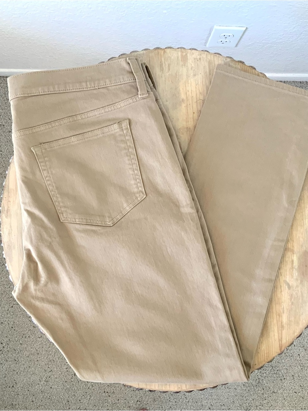 J. Crew Flex Five Pocket Tan Pants, Sz 34/30